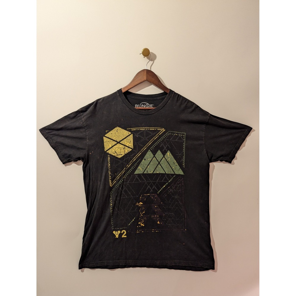 Bungie Destiny 2 T-Shirt Mens Large Black Gamer Tee